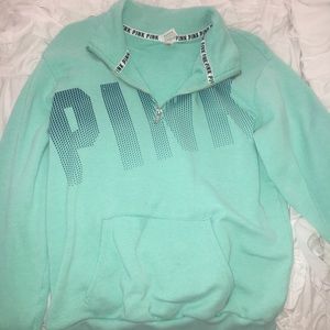 VS Pink 1/4 zip up Sweatshirt